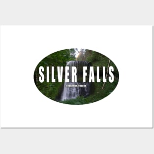 Silver Falls State Park Sticker Posters and Art